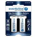 EverActive Pro LR14/C alkaliske batterier 8000mAh - 2 stk.
