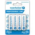 EverActive Professional Line EVHRL6-2600 oppladbare AA-batterier 2600mAh - 4 stk.