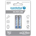 EverActive Silver Line EVHRL03-800 Oppladbare AAA-batterier 800mAh