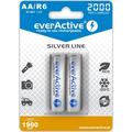 EverActive Silver Line EVHRL6-2000 Oppladbare AA-batterier 2000mAh - 2 stk.