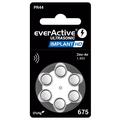 EverActive Ultrasonic Implant HD 675/PR44 Høreapparatbatterier - 6 stk.