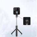 Uttrekkbar Bluetooth-selfiestang og stativ med fjernutløser - svart