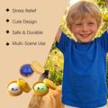 Dumpling squishy-leke med øyeuttrykk og dampkurv - grønn
