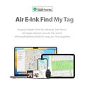 F10 Mini Bluetooth-sporingsenhet med 1.54" E-Ink-skjerm - hvit