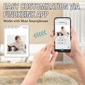 F10 Mini Bluetooth-sporingsenhet med 1.54" E-Ink-skjerm - hvit