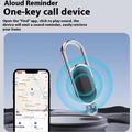 F15 Bluetooth-nøkkelring med sporingsfunksjon til iPhone - svart