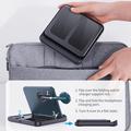 F16S 3-i-1 sammenleggbar trådløs ladestasjon for Samsung Galaxy-enheter - 15W - svart