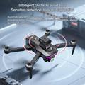 F208 sammenleggbar profesjonell drone V.2.0 med fjernkontroll med 4.5" skjerm - børsteløs, GPS - svart