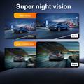 F310 3-kanals dashcam - 4K foran, 2K i kupeen, 2K bak - svart