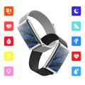 F360 Smart Band - Puls, HRV, SpO2, søvnregistrering, 44 treningsmoduser - Nylonrem - Blå