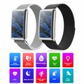 F360 Smart Band - Puls, HRV, SpO2, søvnregistrering, 44 treningsmoduser - Nylonrem - Blå
