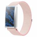 F360 Smart Band - Puls, HRV, SpO2, søvnmåling, 44 treningsmoduser - Nylonrem - Rosa