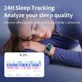 F360 Smart Band - Puls, HRV, SpO2, søvnmåling, 44 treningsmoduser - Nylonrem - Rosa