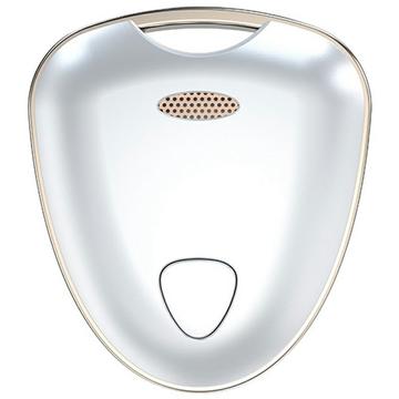 F4 trådløs smartbrikke - vanntett Bluetooth-bagasjesporing og nøkkellokalisering - hvit