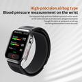 F520 Avansert smartklokke med luftpumpe for blodtrykksmåling - svart