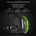 F600 Bluetooth-hodesett med ørekrok / trådløst hodesett - 18 timers taletid - svart