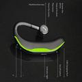F600 Bluetooth-hodesett med ørekrok / trådløst hodesett - 18 timers taletid - svart