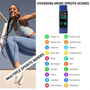 F71 Smartarmbånd / Fitness Tracker med blodtrykksovervåking - Blå