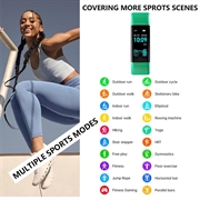 F71 Smartarmbånd / Fitness Tracker med blodtrykksovervåking - grønn