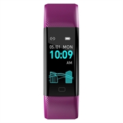 F71 Smart armbånd / treningsarmbånd med blodtrykksovervåkning - Lilla
