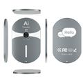 F8pro AI magnetisk Bluetooth-oversetter med 138 språk - grå