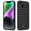 Fierre Shann iPhone 14 Belagt Deksel - Woven Pattern
