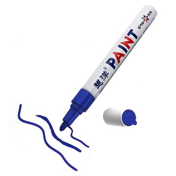 Flysea FS-110 Vanntett tusj for hobbybruk - for metall, stein, plast og papir - blå