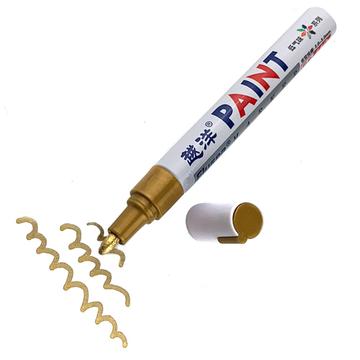 Flysea FS-110 Vanntett tusj for hobbybruk - for metall, stein, plast og papir - gull