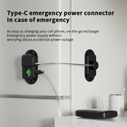 FQ25 Smart fingeravtrykkslås med barnesikkerhet - Svart