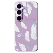Samsung Galaxy S25 FE Fjærmønster TPU-deksel