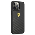 Ferrari On Track Real Carbon iPhone 13 Pro Max Deksel (Åpen Emballasje - Utmerket) - Svart