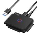 Fideco PL03 USB 3.0 til HDD/SSD-adapter - svart