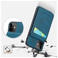 iPhone 11 Fierre Shann Belagt Hybrid-deksel med Kortluke og Stativ