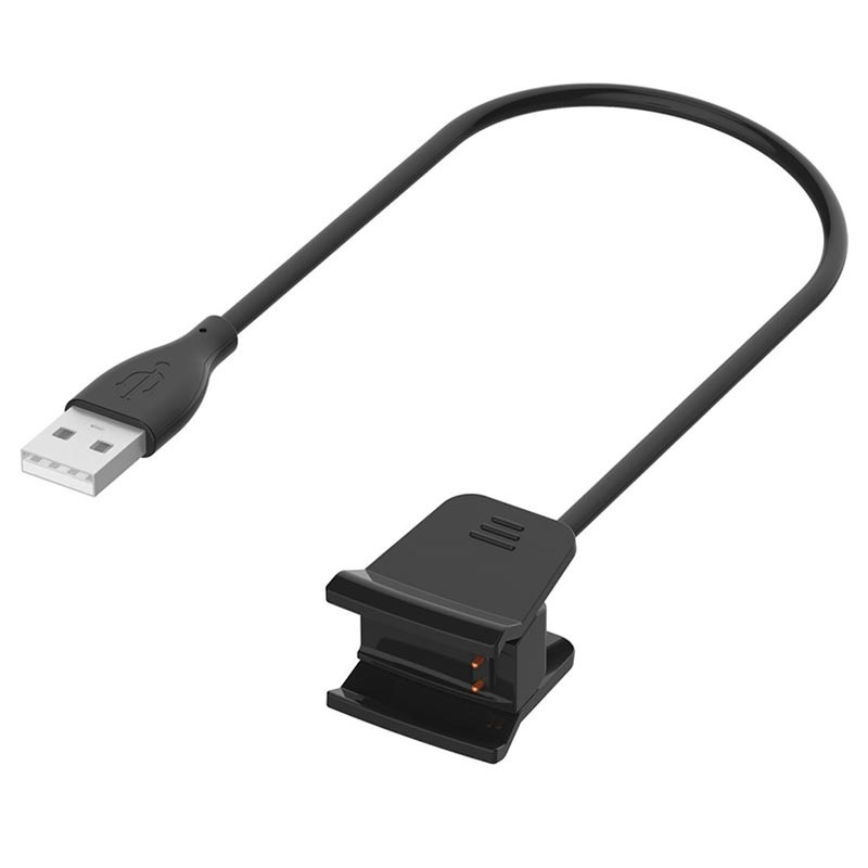 Fitbit Alta HR Kompatibel Ladekabel USB 3.0 Svart