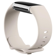 Fitbit Charge 6 Fitness Tracker - Porselen / Sølv