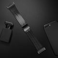 Fitbit Versa 3/Sense Rustfritt Stål Klokkereim - Svart