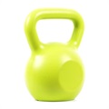 Fitness Solid Støpejern Kettlebell - 5kg - Limegrønn