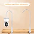 Fleksibel svanehals-klemmefeste for overvåkningskamera, babyalarm - 110cm - hvit
