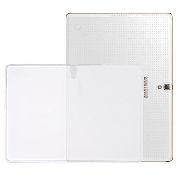 Fleksibelt Matt Samsung Galaxy Tab S 10.5 TPU-deksel - Frost Hvit
