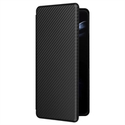 Samsung Galaxy Z Fold5 Flip-deksel - Karbonfiber