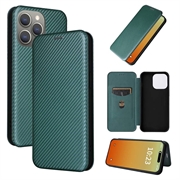 iPhone 15 Pro Flip-deksel - Karbonfiber