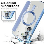 Samsung Galaxy A55 Flip-deksel med kortspor - MagSafe-kompatibel - Blå