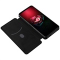 Asus ROG Phone 5 Flip-deksel - Carbon Fiber - Svart
