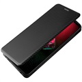 Asus ROG Phone 5 Flip-deksel - Carbon Fiber - Svart