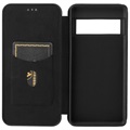 Google Pixel 6 Flip-deksel - Carbon Fiber - Svart