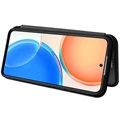 Honor X8 Flip-deksel - Karbonfiber - Svart