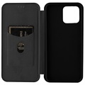 Honor X8 Flip-deksel - Karbonfiber - Svart