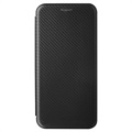 Motorola Edge X30 Flip-deksel - Karbonfiber - Svart