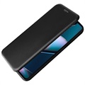 Motorola Edge X30 Flip-deksel - Karbonfiber - Svart