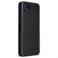 Motorola Moto G50 5G Flip-deksel - Carbon Fiber - Svart